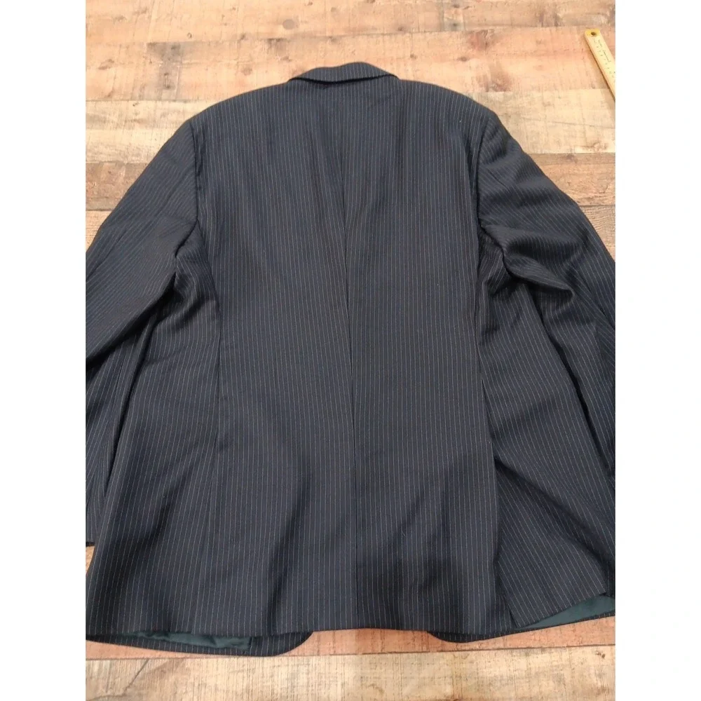 Polo‎ Ralph Lauren Blazer Mens 48R Pinstripe Made Italy Wool / Cashmere   2355